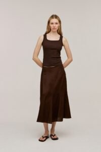 Women's Organic Cotton Ribbed Square Neck Tank
