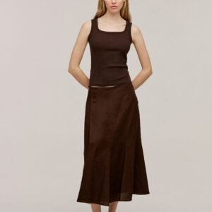 Women's Organic Cotton Ribbed Square Neck Tank