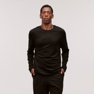 100% Ultra-Fine Merino Wool Men's Long Sleeve