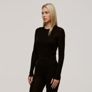 100% Superfine Merino Women's Thermal Long Sleeve