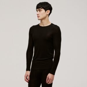100% Superfine Merino Men's Thermal Long Sleeve